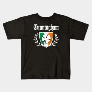 Cunningham Shamrock Crest Kids T-Shirt